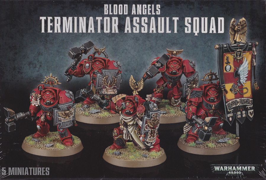 Blood Angels Terminator Assault Squad Games Workshop Warhammer 40.000 GW 41-13