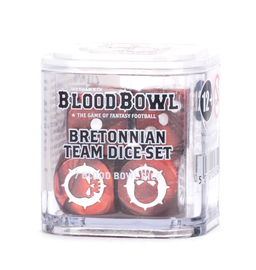Blood Bowl Bretonnian Team Dice Set 7 St. Games Workshop Bretonen Würfel Blood Bowl Bretonnian Team Dice Set 7 St. Games Workshop Bretonen Würfel