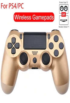 Bluetooth Controller For Playstation 4 Pro, Slim, Standard, PS3 and PC Gold