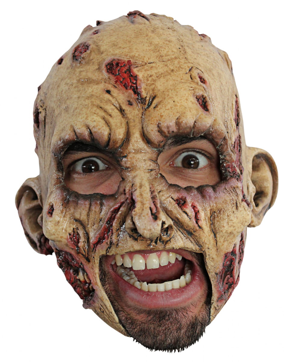 Blutige Zombie Maske Blutige Zombie Maske