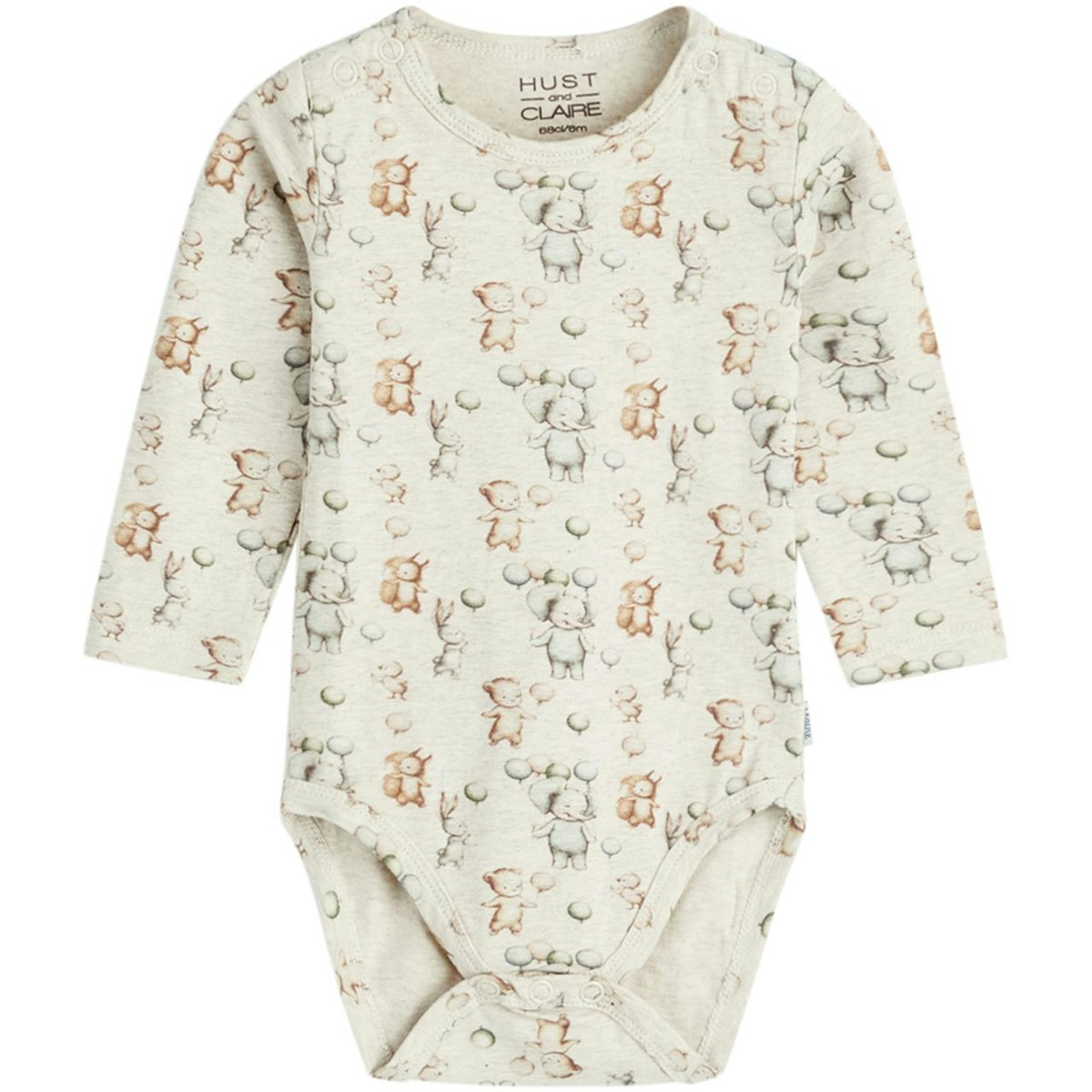 Body langarm Tiermotive beige 74 Body langarm Tiermotive beige 74