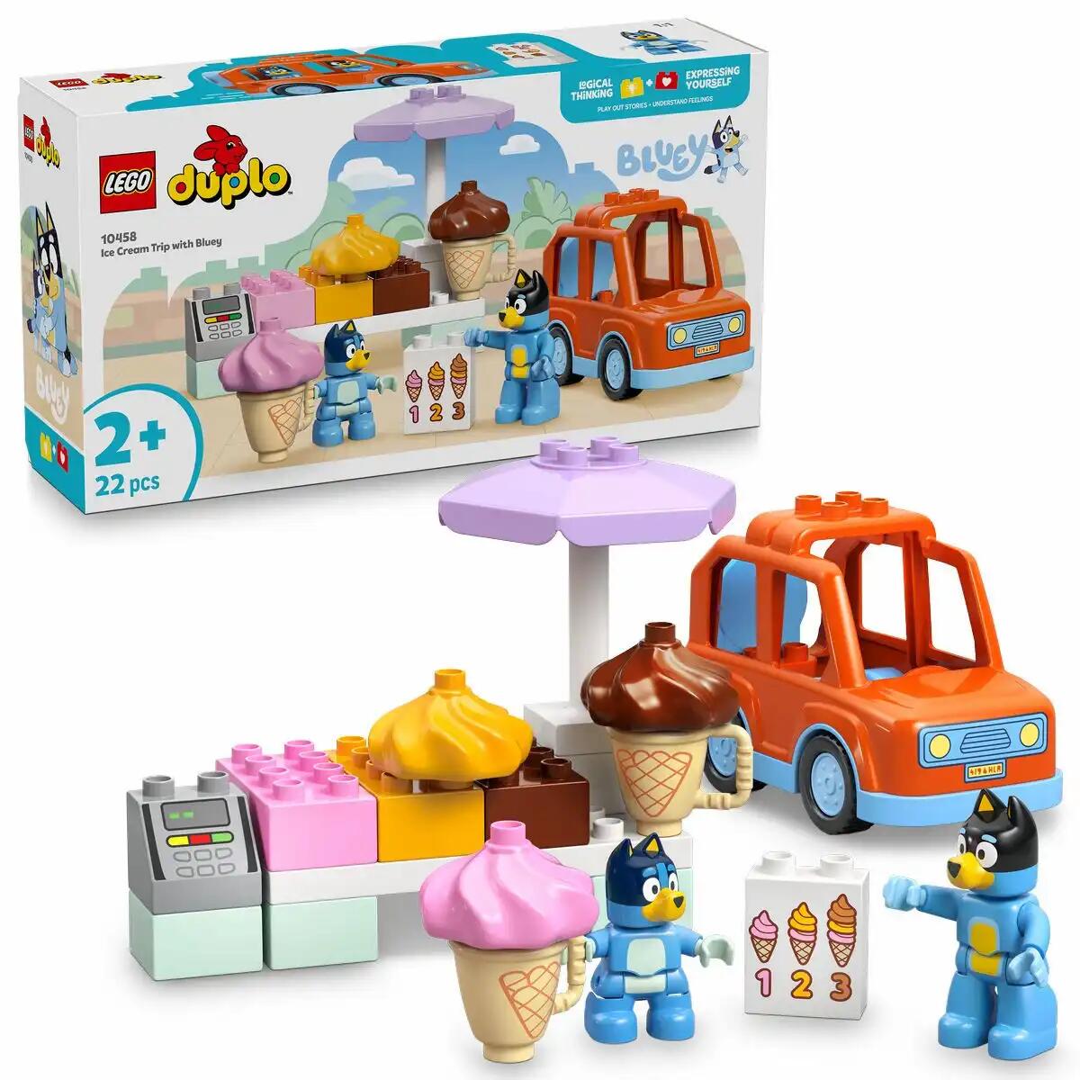 Breimeir - Lego Duplo Bluey Ausflug zur Eisdiele Breimeir - Lego Duplo Bluey Ausflug zur Eisdiele