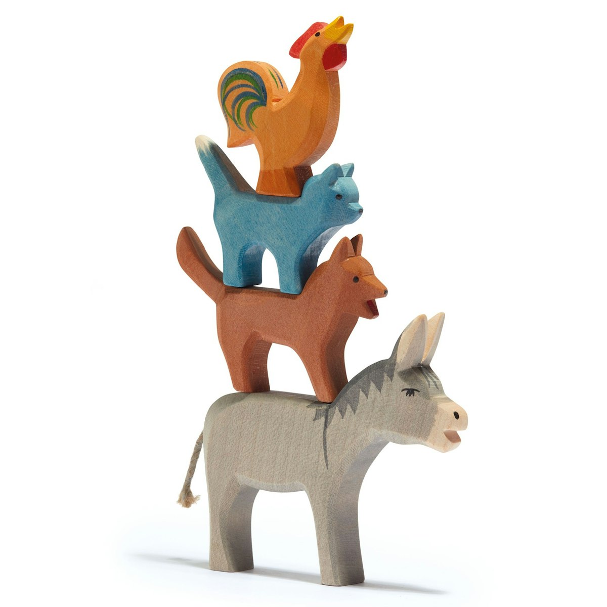 Bremer Stadtmusikanten 4-tlg. Holzfiguren Bremer Stadtmusikanten 4-tlg. Holzfiguren