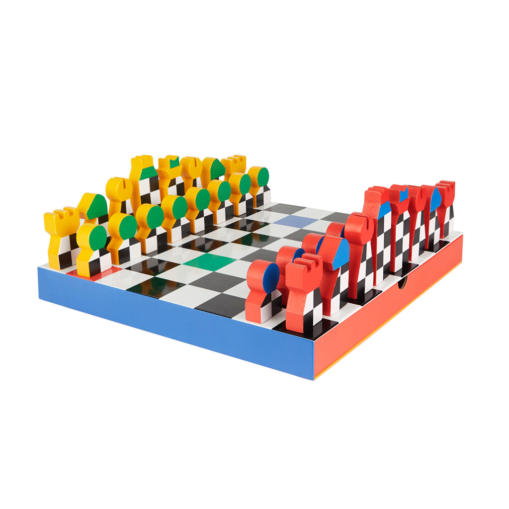 Brettspiel HEY CHESS Schach Holz Hey Studio x Balvi 30,5x30,5x3,7cm Spielzeug + Gadgets Brettspiel HEY CHESS Schach Holz Hey Studio x Balvi 30,5x30,5x3,7cm Spielzeug + Gadgets