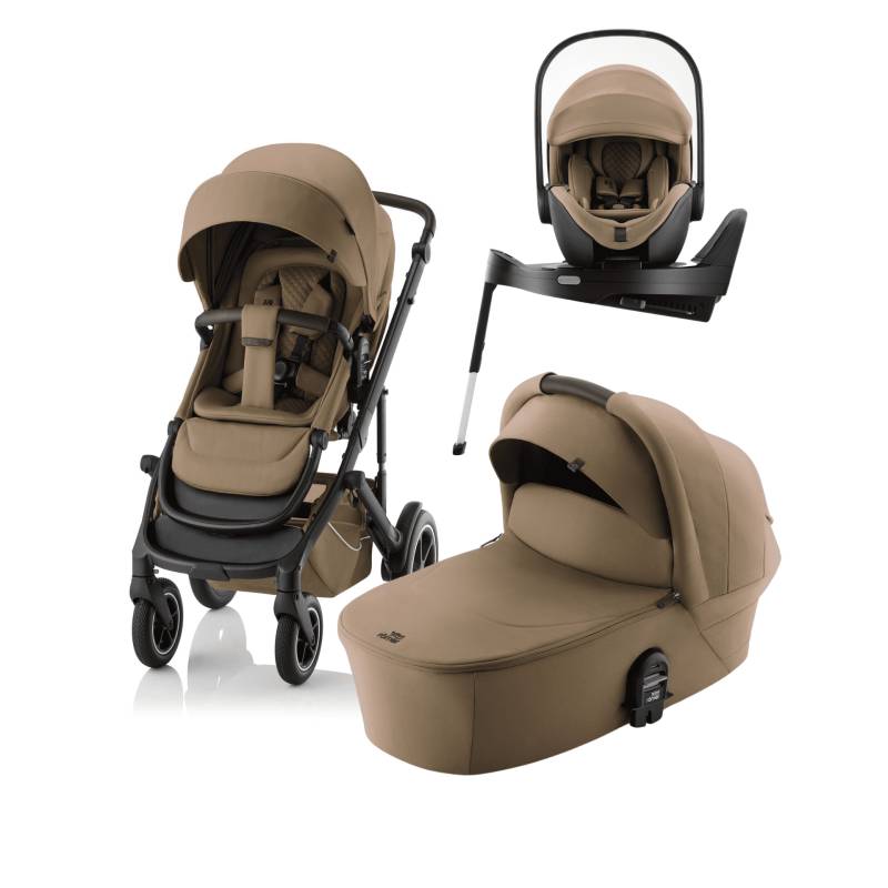 Britax Römer Smile 5Z 4in1 Kinderwagen Comfort Plus Set Warm Caramel