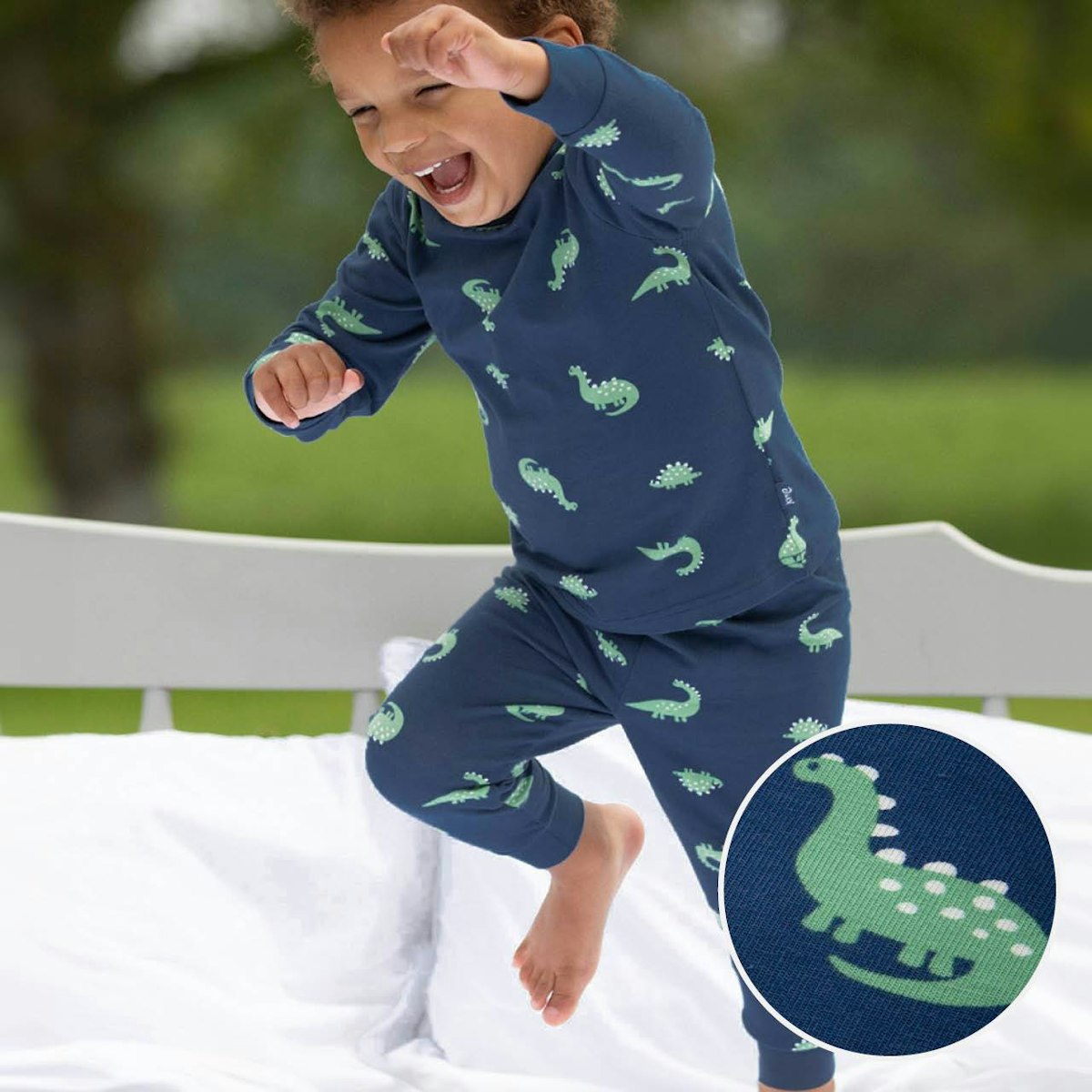 Bündchen Schlafanzug Dinos navy 134 Bündchen Schlafanzug Dinos navy 134