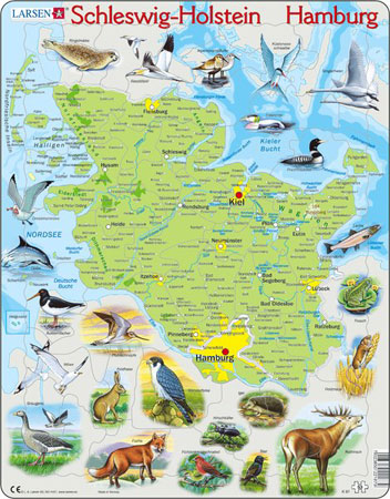 Bundesland Schleswig Holstein und Hamburg physisch Bundesland Schleswig Holstein und Hamburg physisch