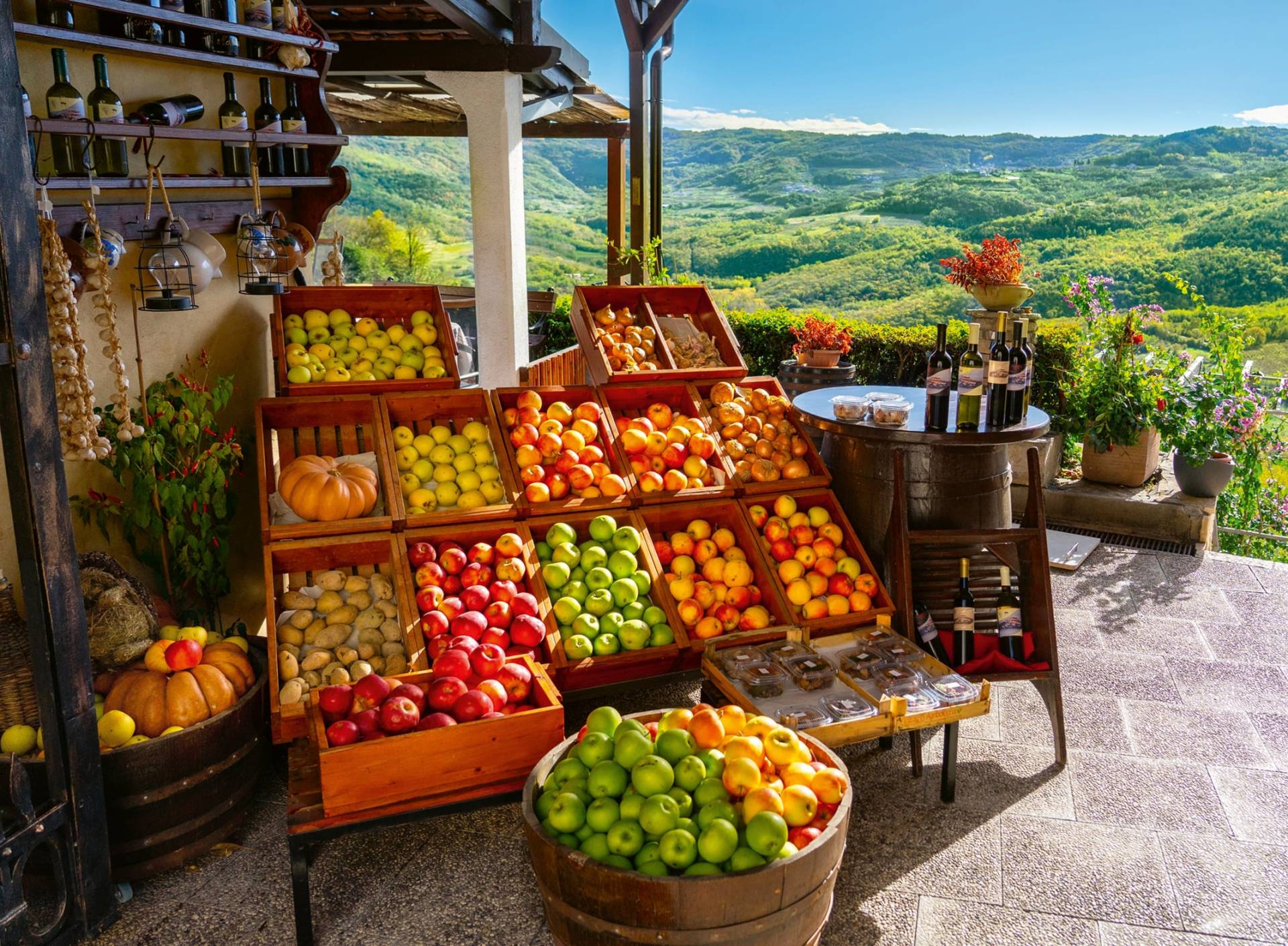 Bunte M�rkte: Obstmarkt in Kroatien Bunte M�rkte: Obstmarkt in Kroatien