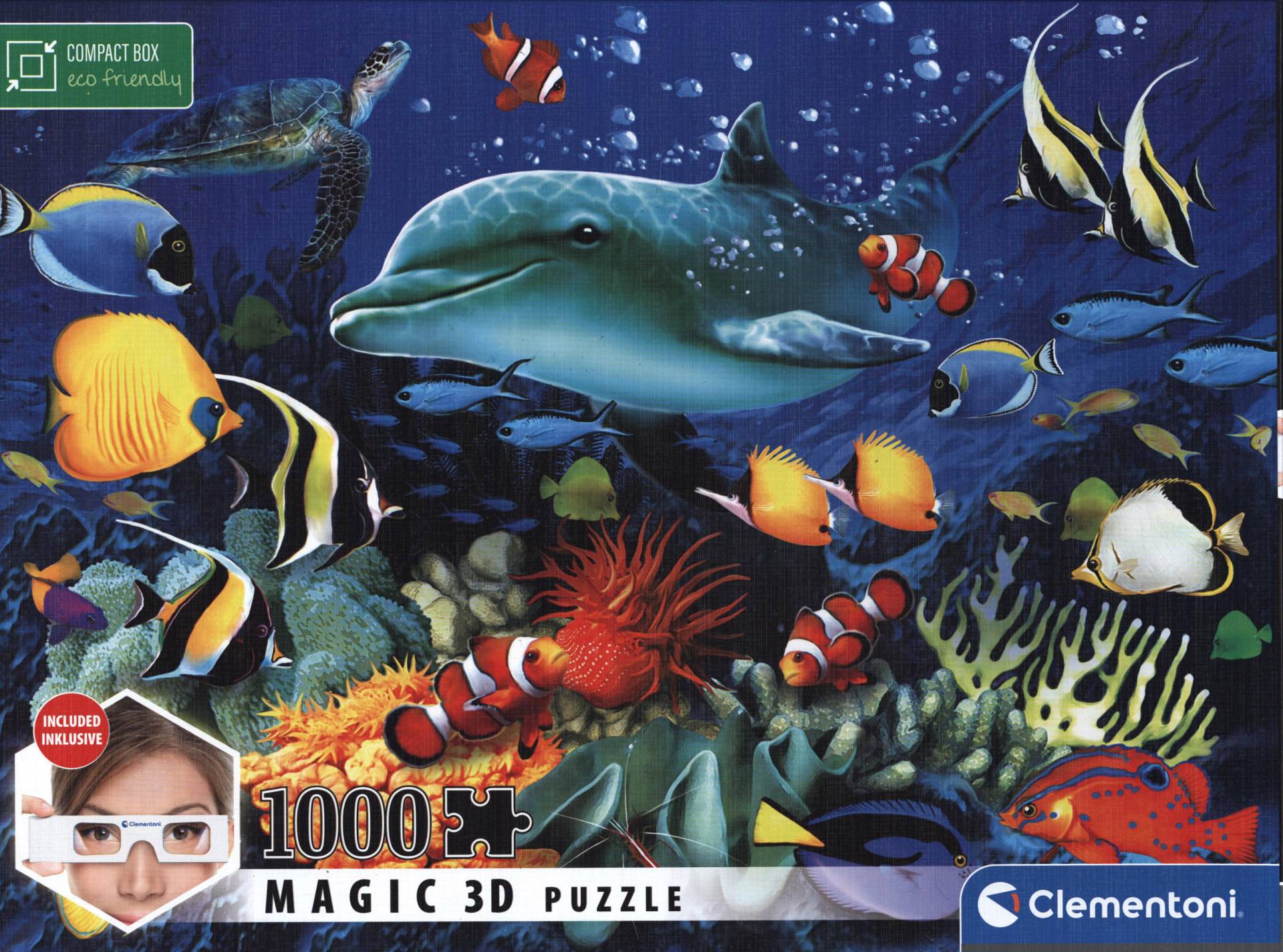 Bunte Unterwasserwelt - 3D Puzzle Bunte Unterwasserwelt - 3D Puzzle