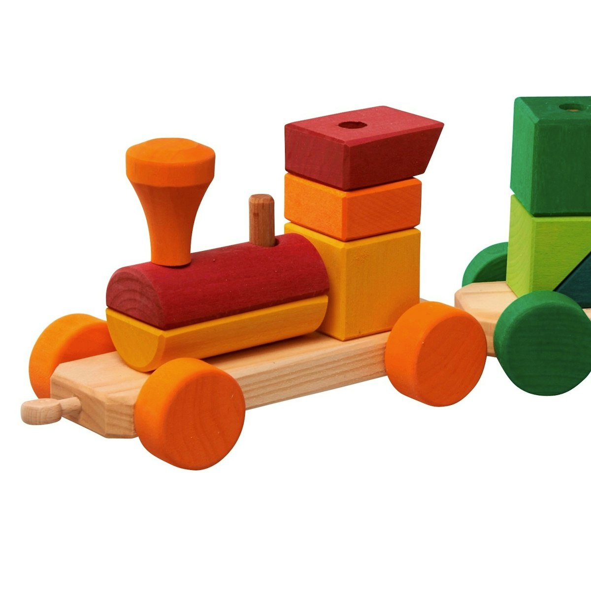 Bunter Zug 25-tlg. zum Ziehen und Stapeln der Bauklötze Bunter Zug 25-tlg. zum Ziehen und Stapeln der Bauklötze