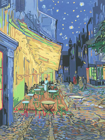 Caf� Terrace at Night, van Gogh (ART Collection)