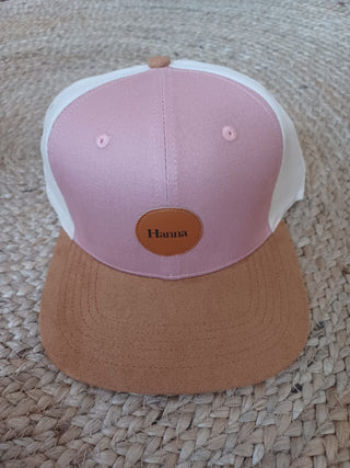 Cap mit deinem Wunschnamen - Pink