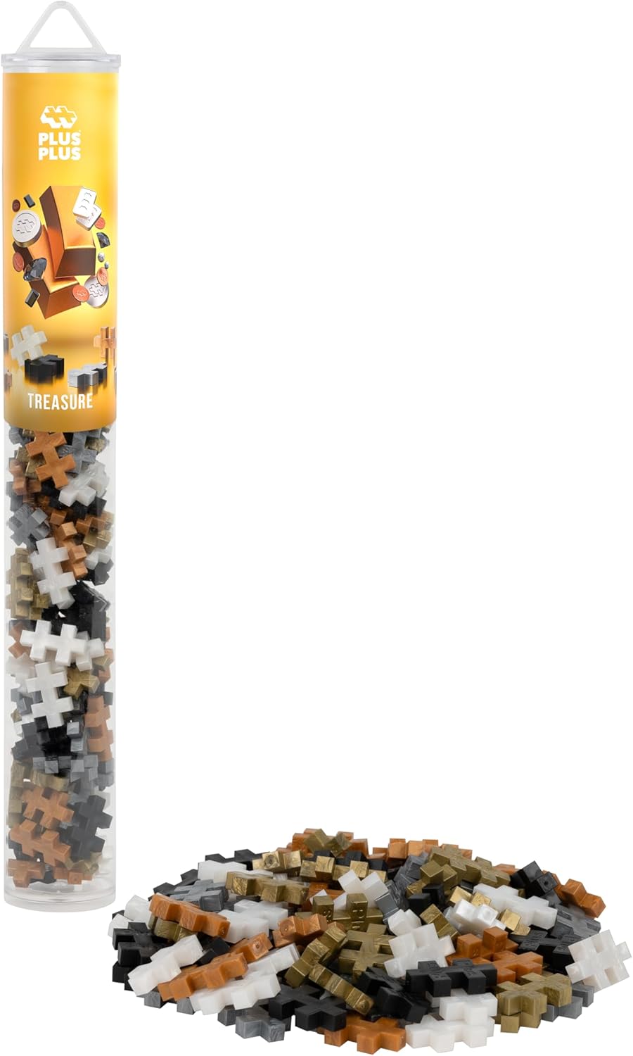 Carletto - Plus-Plus Tube „Farbmix Treasure“ – 100 Teile Kreativ-Bausteine Carletto - Plus-Plus Tube „Farbmix Treasure“ – 100 Teile Kreativ-Bausteine