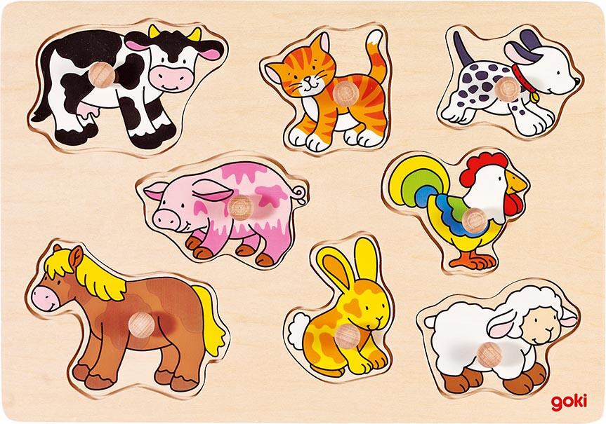 Goki - steckpuzzle bauernhof VII Goki - steckpuzzle bauernhof VII