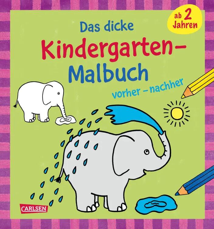 Carlsen Verlag - Ausmalbilder für Kita-Kinder: Das dicke Kindergarten-Malbuch Carlsen Verlag - Ausmalbilder für Kita-Kinder: Das dicke Kindergarten-Malbuch