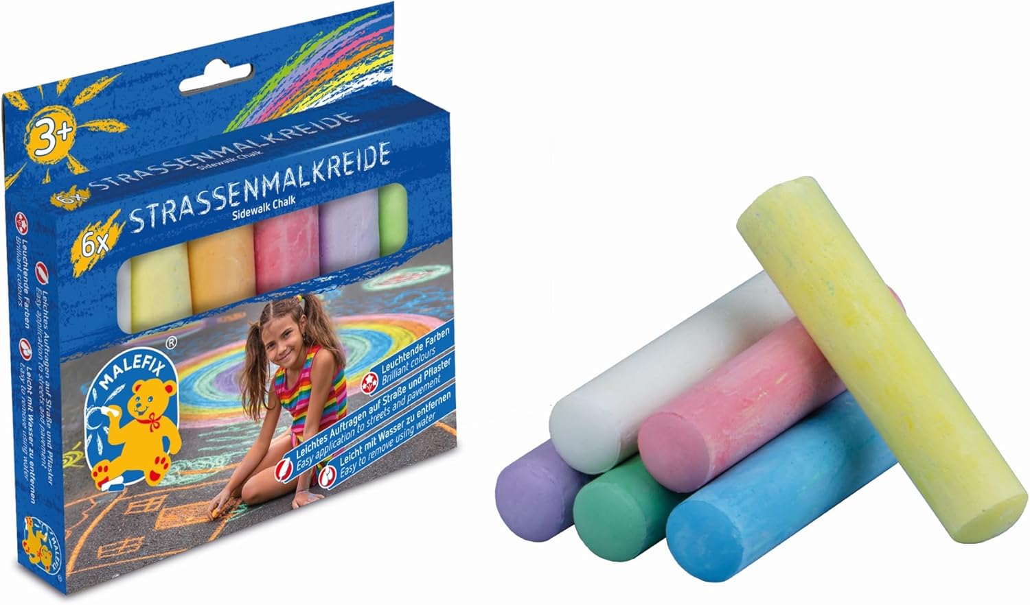 Carrera - Straßenkreide 6 St. Carrera - Straßenkreide 6 St.