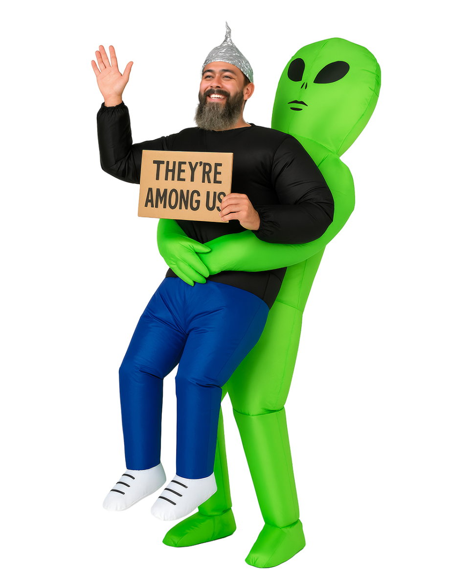Carry me Alien Kostüm für Erwachsene Carry me Alien Kostüm für Erwachsene