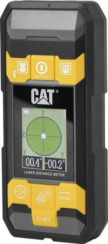 CAT 4in1 Laser-Entfernungsmesser inkl. Kreuzlinienlaser Messbereich (max.) (Details) 40m von CAT