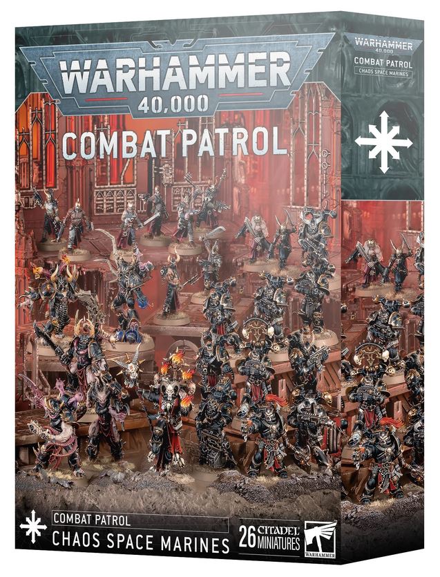 Chaos Space Marines Combat Patrol Games Workshop Warhammer 40k Starter Armee