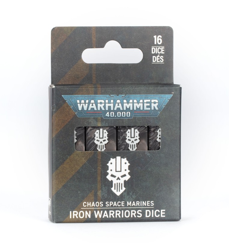 Chaos Space Marines Iron Warriors Dice Set 16 Würfel GamesWorkshop Warhammer40k Chaos Space Marines Iron Warriors Dice Set 16 Würfel GamesWorkshop Warhammer40k