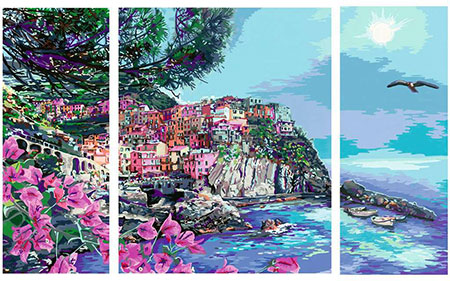 Cinque Terre (Triptychon)