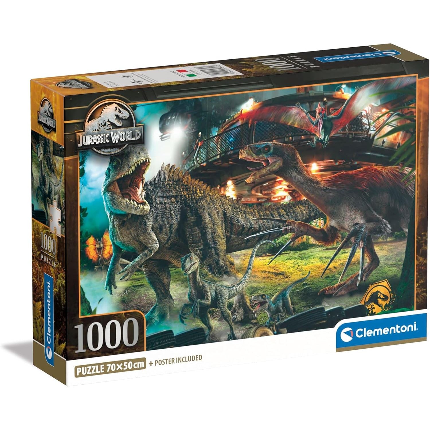Clementoni - 39856 - Jurassic World - Puzzle, 1000 Teile Clementoni - 39856 - Jurassic World - Puzzle, 1000 Teile