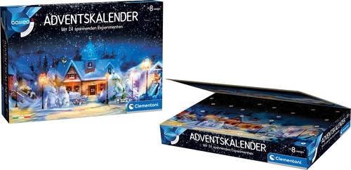 Clementoni Galileo Adventskalender 2024 Experimente Adventskalender von Clementoni