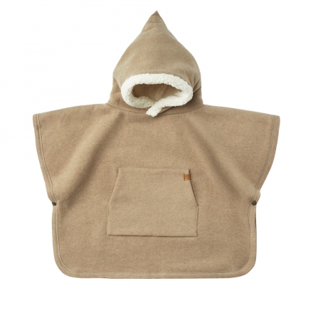 Cloby Teddy Poncho Brown