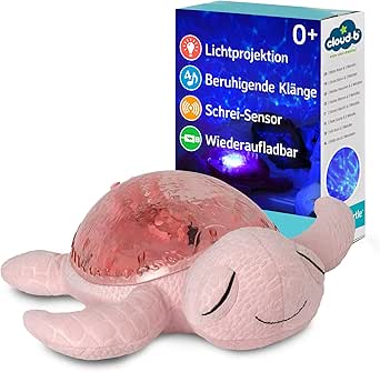 Cloud.b - Nachtlicht / Tranquil Turtle / Rose / Wiederaufladbar Cloud.b - Nachtlicht / Tranquil Turtle / Rose / Wiederaufladbar