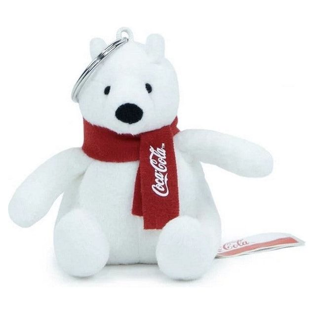 Coca Cola - Schlüsselanhänger Plüsch Eisbär 8,5cm oder Pinguin 9cm, Plüschtier, Kuscheltier