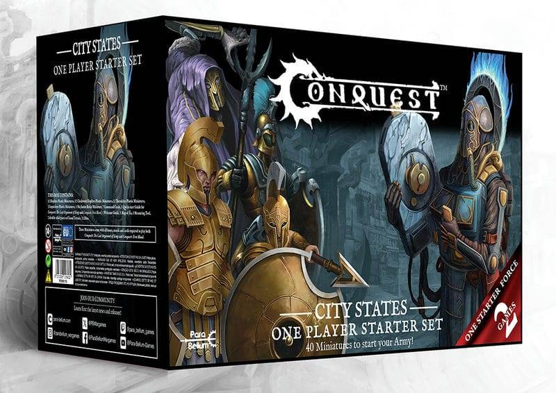 Conquest City States Supercharged One Player Starter Set 2025 Para Bellum Wargames