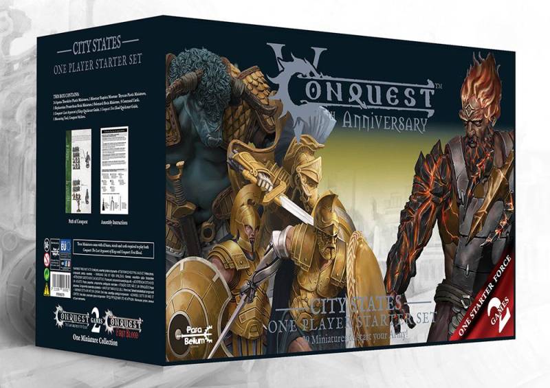 Conquest First Blood City States 5th Anniversary Supercharged One Player Starter