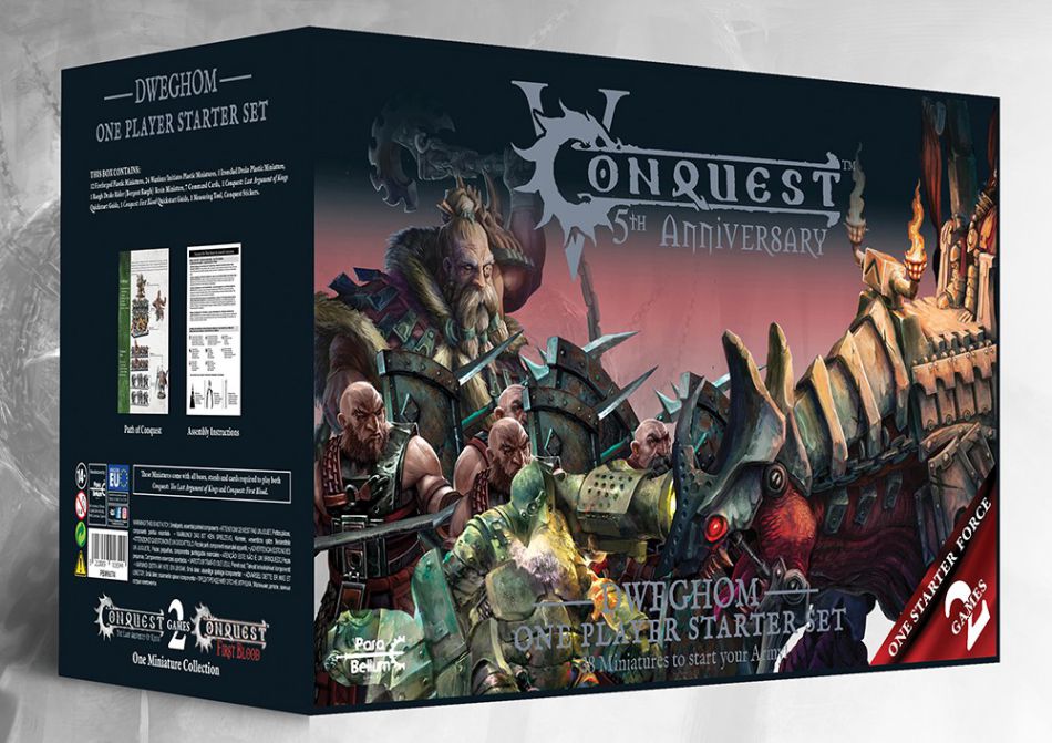 Conquest First Blood Dweghom 5th Anniversary Supercharged One Player Starter Set