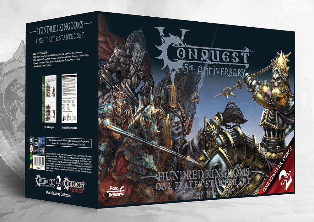 Conquest First Blood Hundred Kingdoms 5th Anniversary Supercharged Starter Set