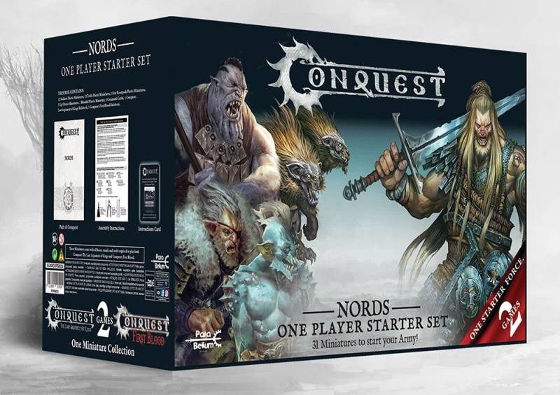 Conquest First Blood Nords One Player Starter Set Para Bellum Skirmish PBW6070