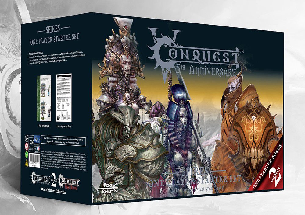 Conquest First Blood Spires 5th Anniversary Supercharged One Player Starter Set