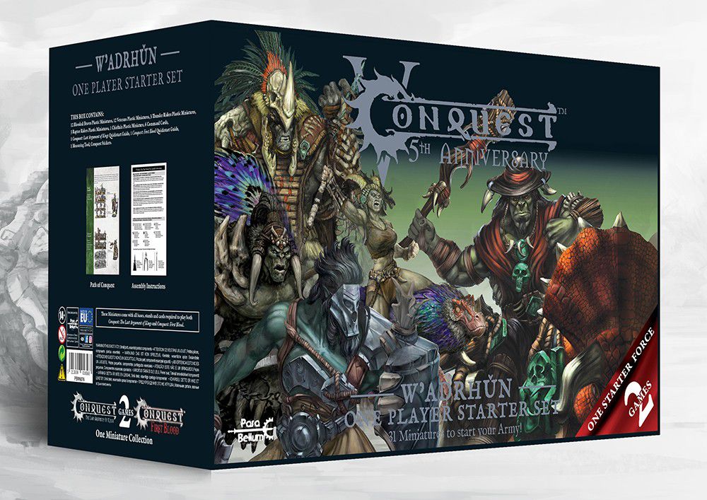 Conquest First Blood Wadrhun 5th Anniversary Supercharged One player Starter Set