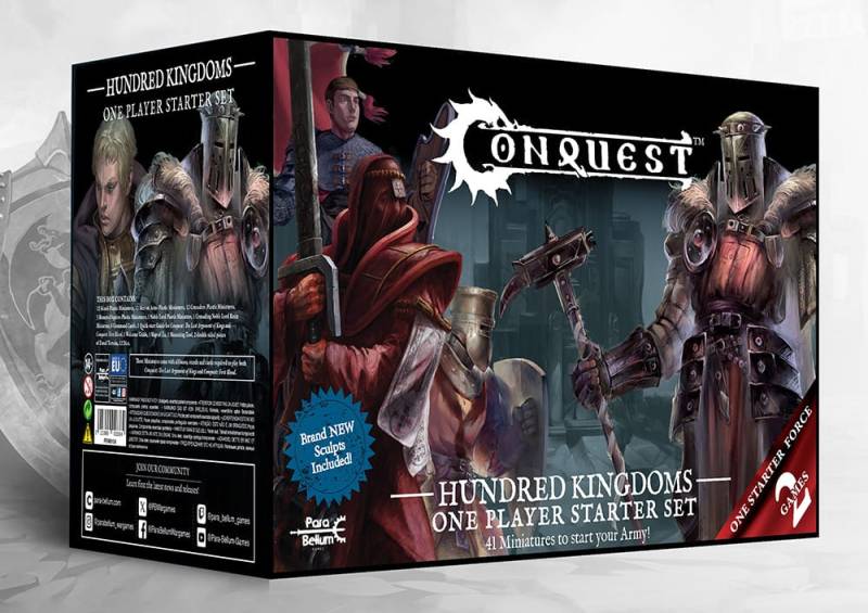 Conquest Hundred Kingdoms Supercharged Starter Set 2025 Para Bellum Wargames