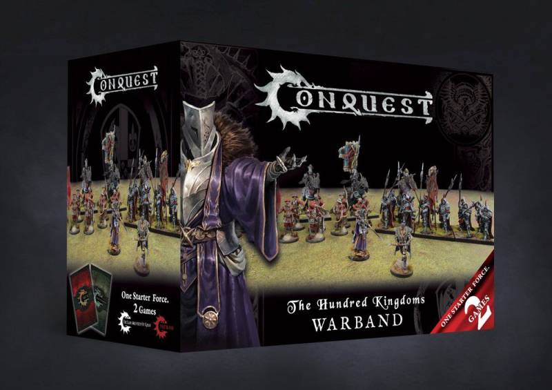 Conquest Hundred Kingdoms Warband Set Para Bellum Wargames PBW6040 miniatur