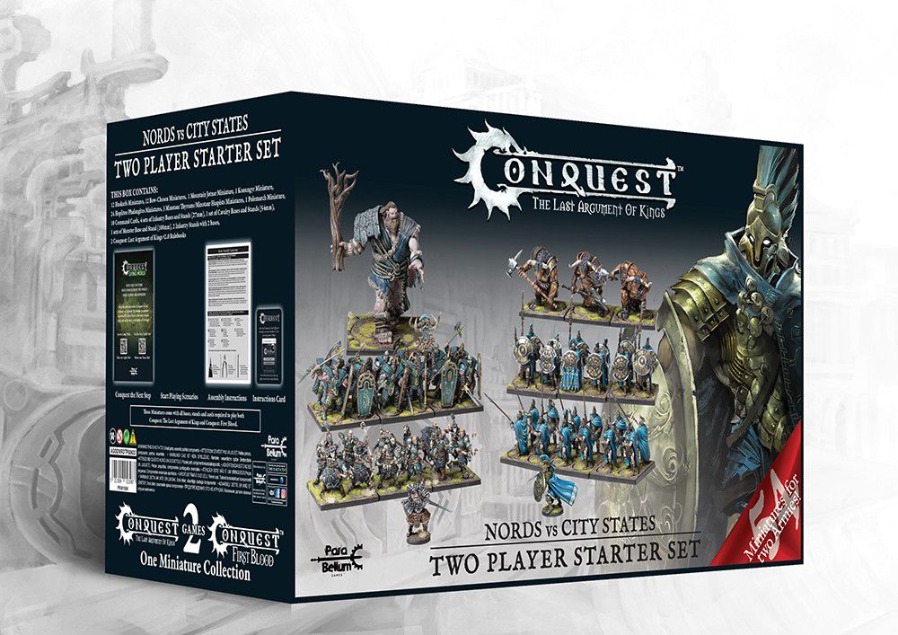 Conquest Nords vs The City States Two Player Starter Set Para Bellum