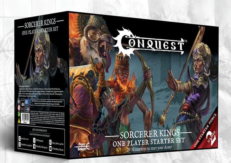 Conquest Sorcerer Kings Supercharged One Player Starter Set 2025 Para Bellum Wargames