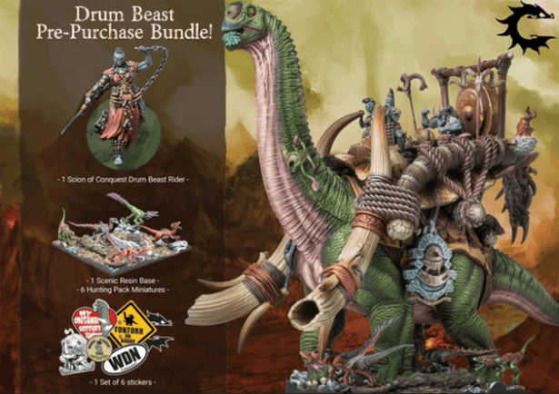 Conquest Wadrhun Drum Beast Bundle Para Bellum W’adrhŭn PBW1027