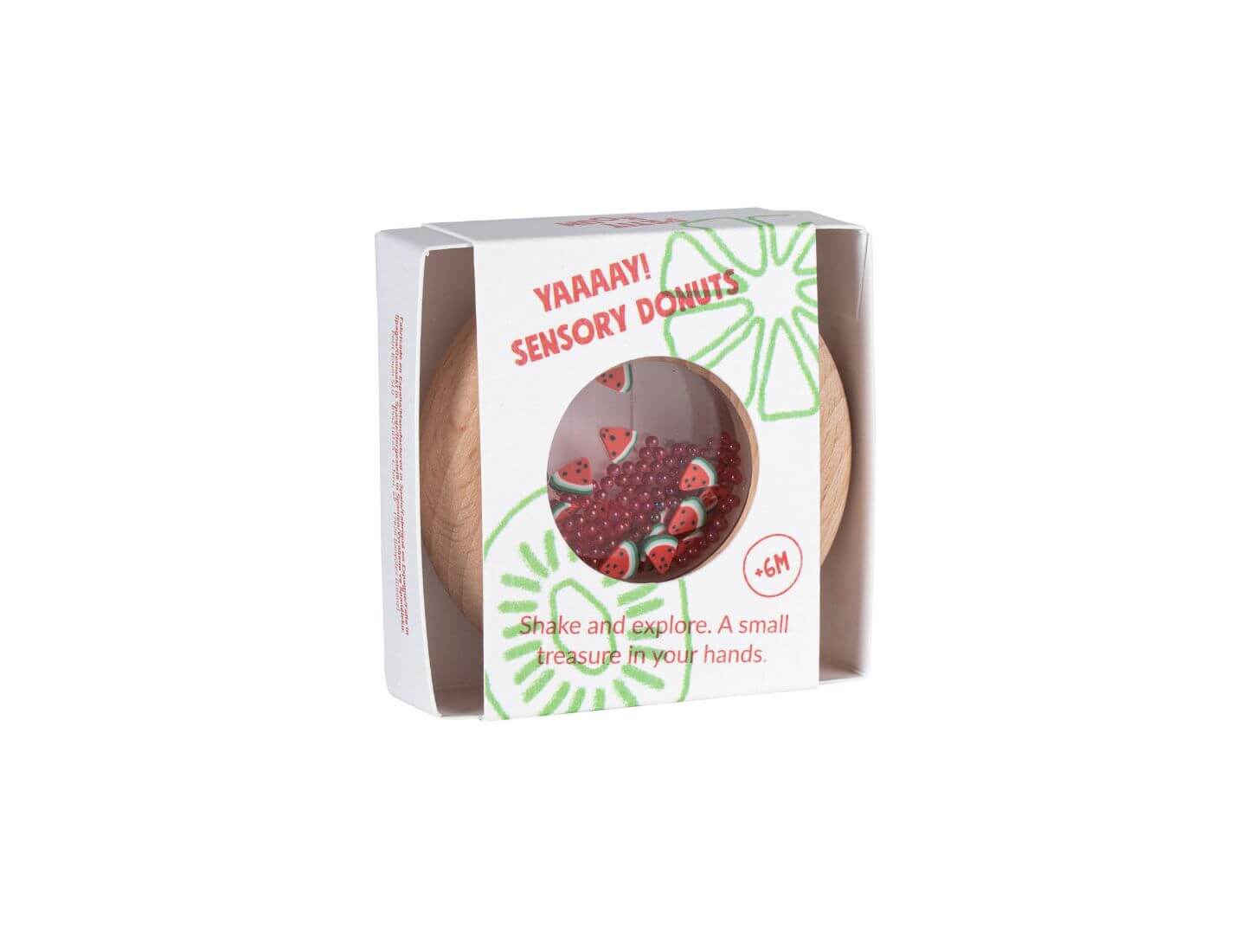 Cool Kidz - Greifling Rassel Donut Watermelon Cool Kidz - Greifling Rassel Donut Watermelon