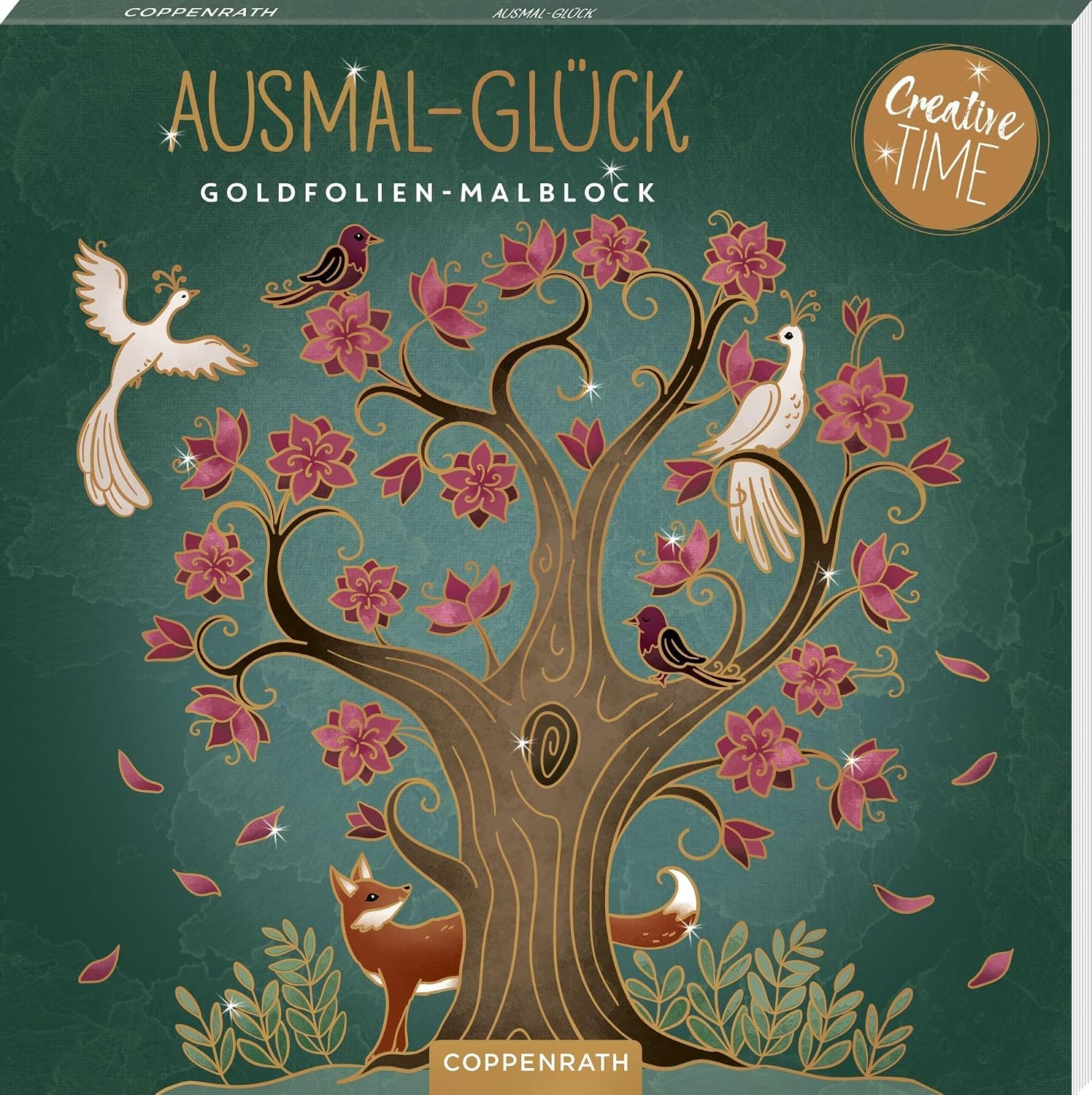 Coppenrath - Ausmal - Glück: Goldfolien- Malblock Creative Time Coppenrath - Ausmal - Glück: Goldfolien- Malblock Creative Time
