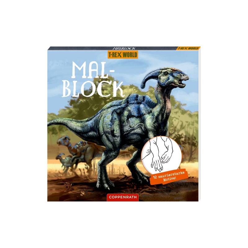 Coppenrath - Malblock (32 saurierstarke Motive!) - T-Rex World (5)