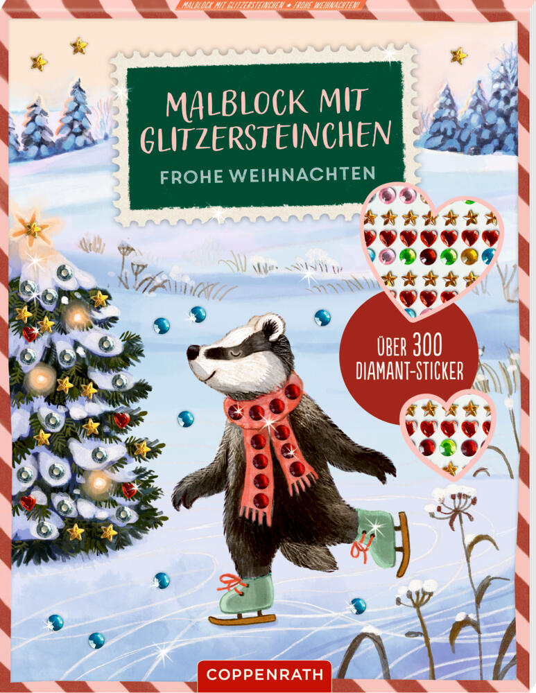 Coppenrath - Malblock frohe Weihnachten Coppenrath - Malblock frohe Weihnachten