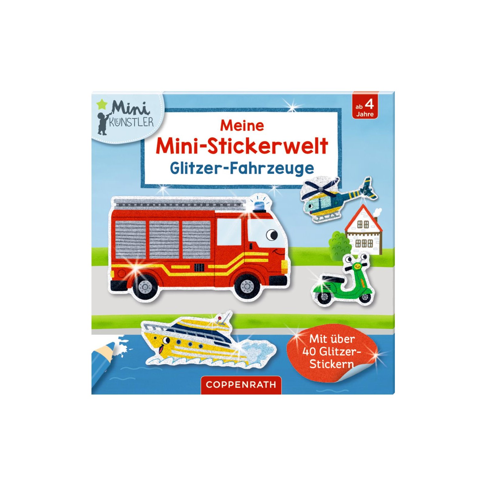 Coppenrath - Meine Mini-Stickerwelt: Glitzer-Fahrzeuge (Mini-Künstler) (5)