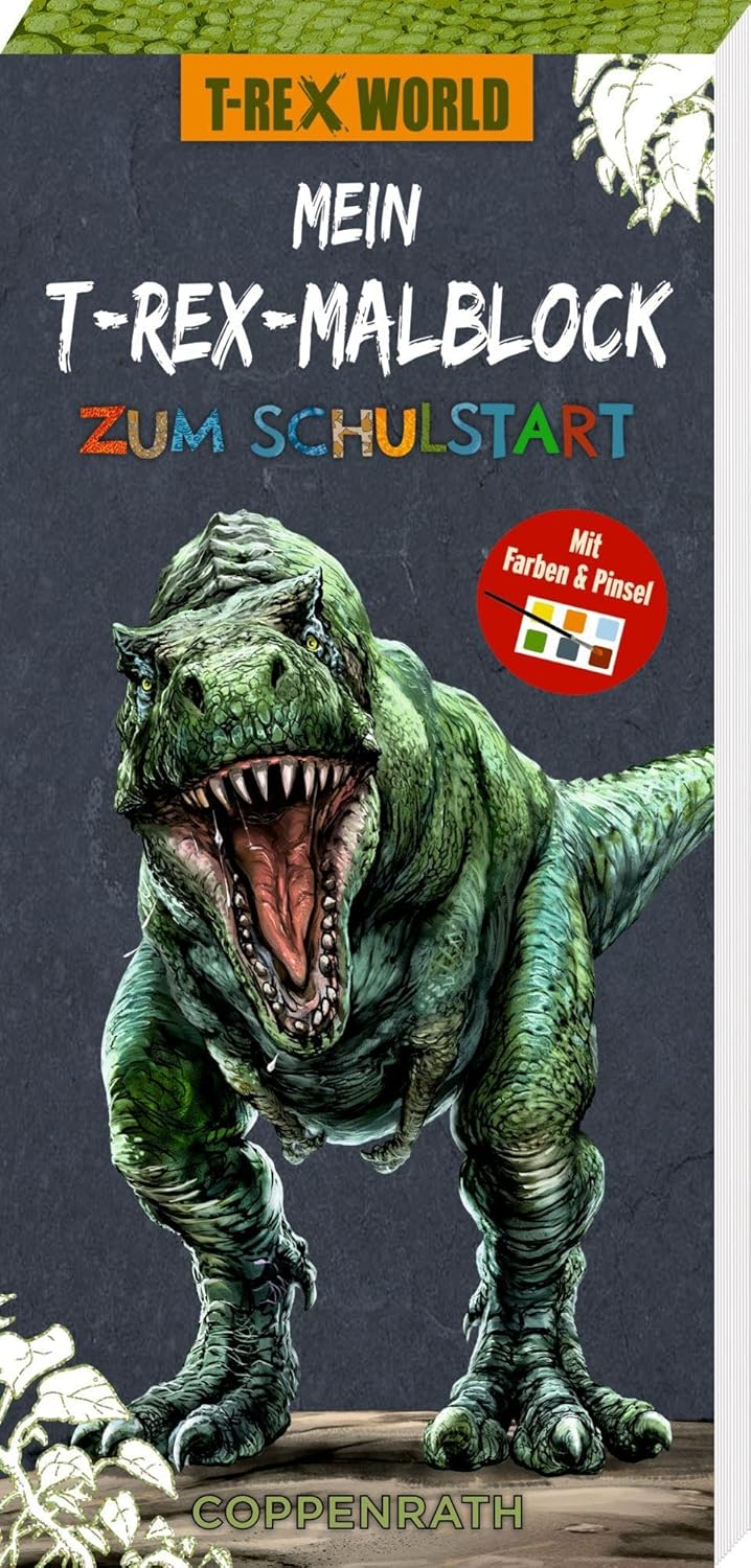 Coppenrath - T Rex Malblock Schulstart Coppenrath - T Rex Malblock Schulstart