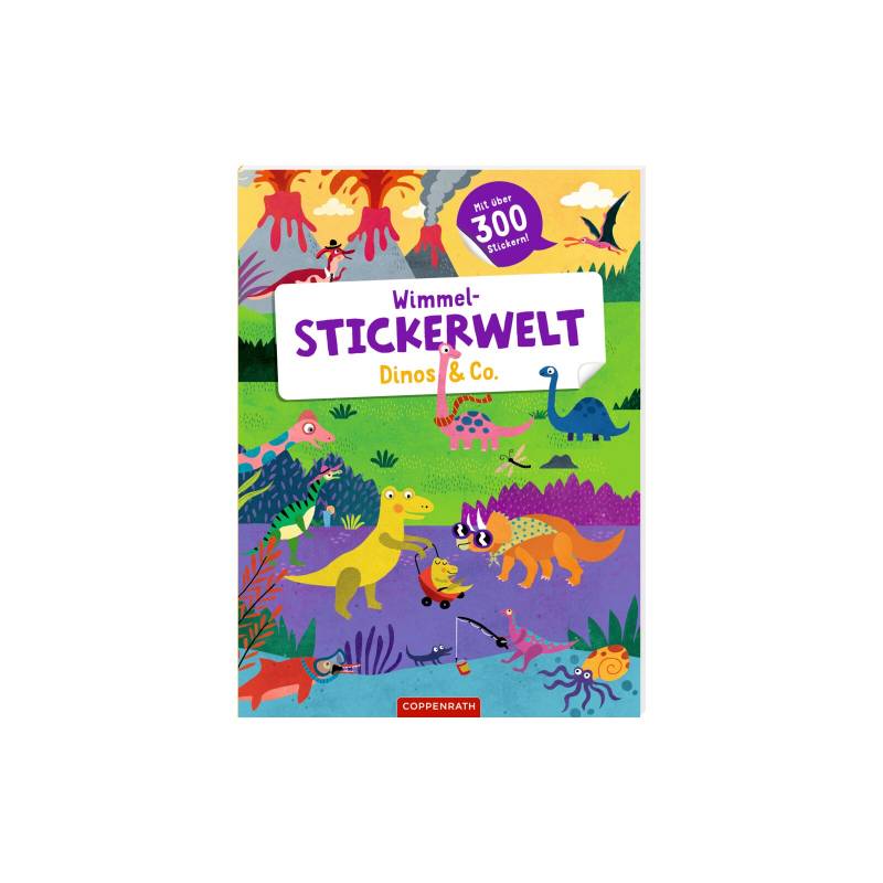 Coppenrath - Wimmel-Stickerwelt: Dinos & Co. (3)