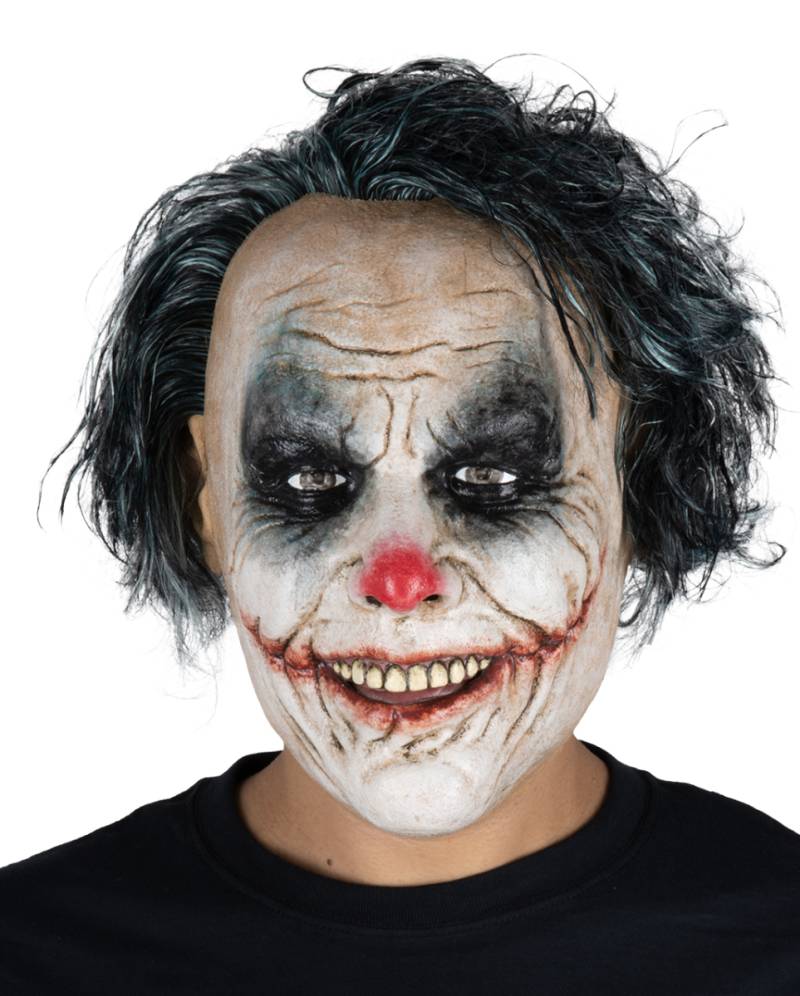 Crazy Lunatic Clown Maske